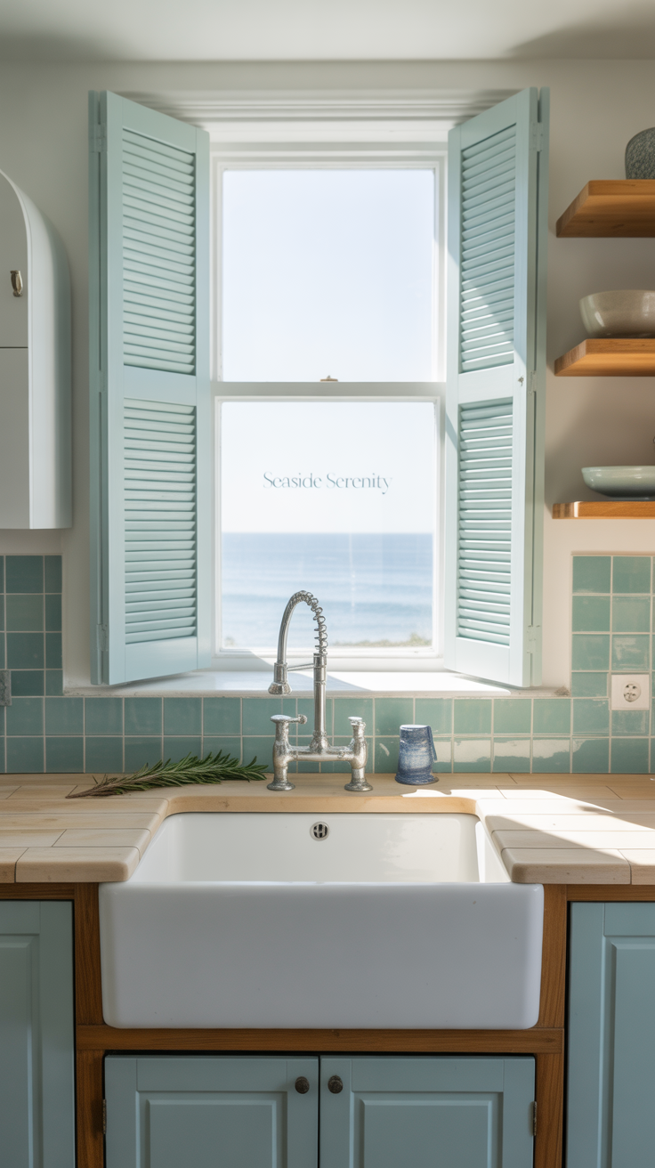 12 Coastal Kitchen Color Schemes Inspired by the Sea